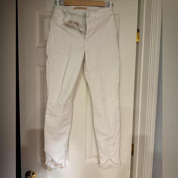 Joe’s Women's “Charlie” White High Rise Skinny Ankle Jeans - Picture 2 of 8